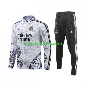 Real Madrid Dragon Sudadera de Entrenamiento Trajes Blanco 2023/2024